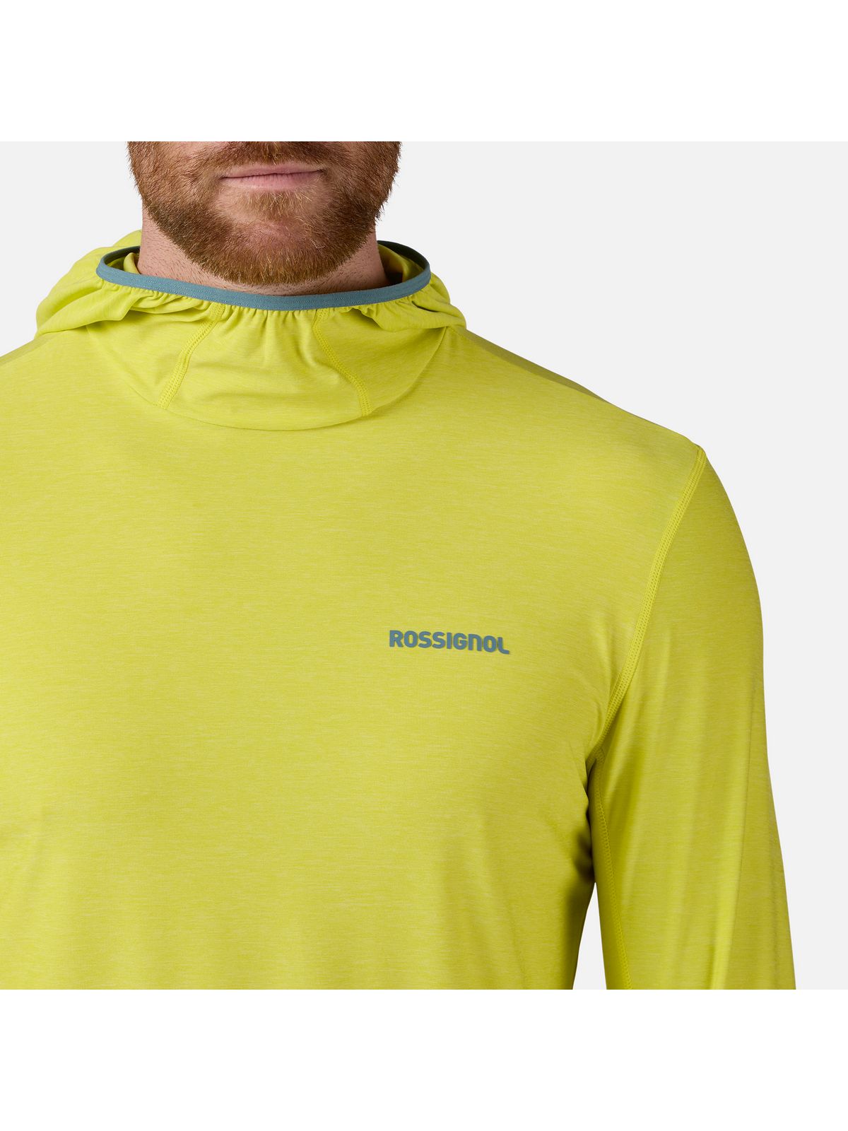 Bluza męska ROSSIGNOL Westweg Sun Hoodie zielona - Adventure Sports