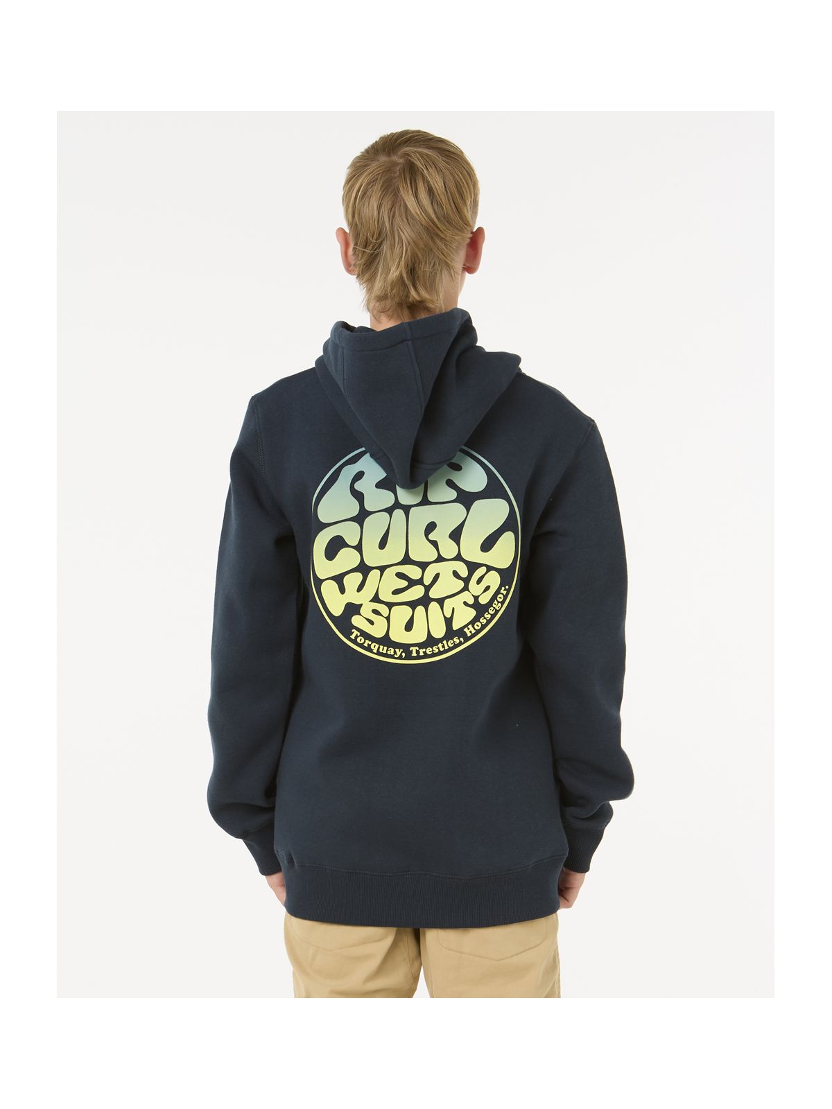 Bluza dziecięca RIP CURL Wetsuit Icon Hood-Kid granatowa