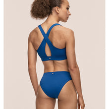 Stanik kąpielowy CASALL V-Neck Crossback Bikini Top kolor niebieski
