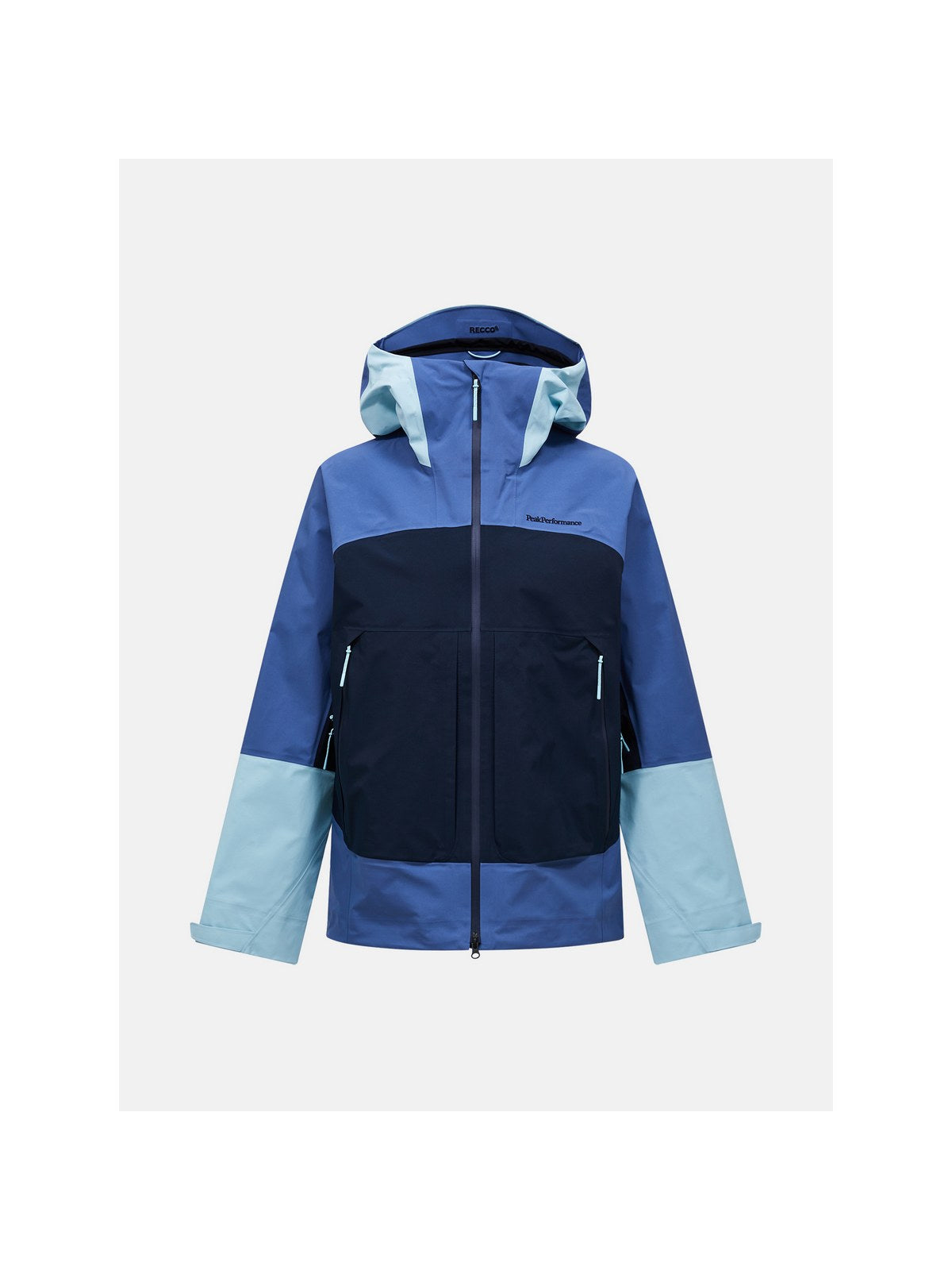 Kurtka narciarska męska PEAK PERFORMANCE Vislight GORE-TEX C-Knit 3L Shell Jacket niebieska