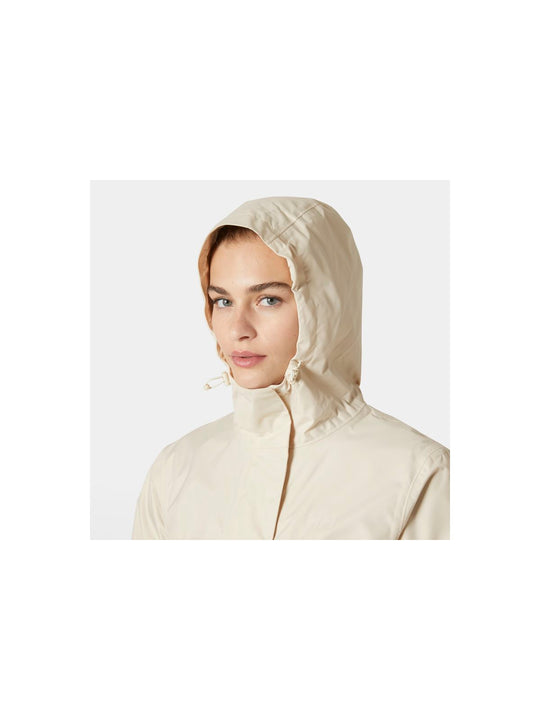 Kurtka damska HELLY HANSEN W VANCOUVER RAIN JAC beżowa - Adventure Sports
