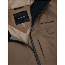 Kurtka narciarska damska PEAK PERFORMANCE Alpine GORE-TEX 2L Insulated Shell Jacket brązowa
