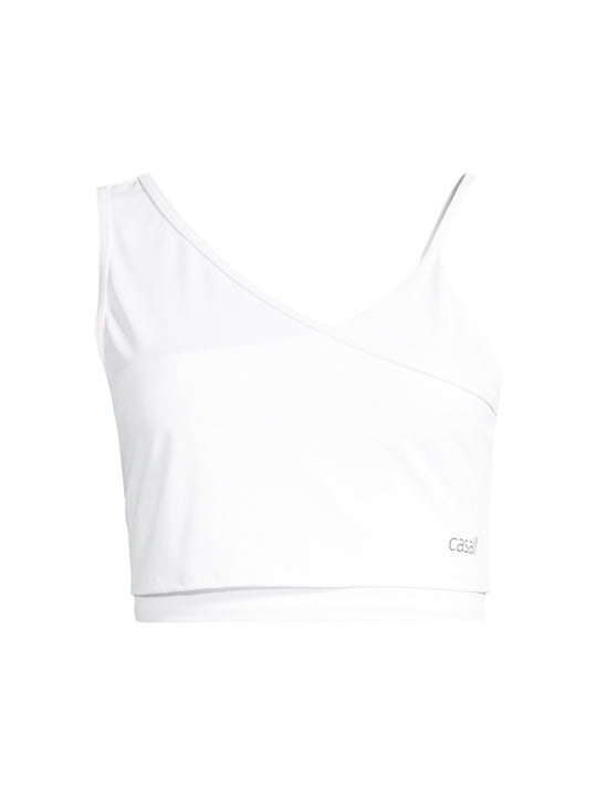 Top CASALL Asymmetry Sports Top kolor biały
