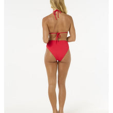 Stanik kąpielowy RIP CURL Premium Surf D-Dd Sliding Tri czerwony
