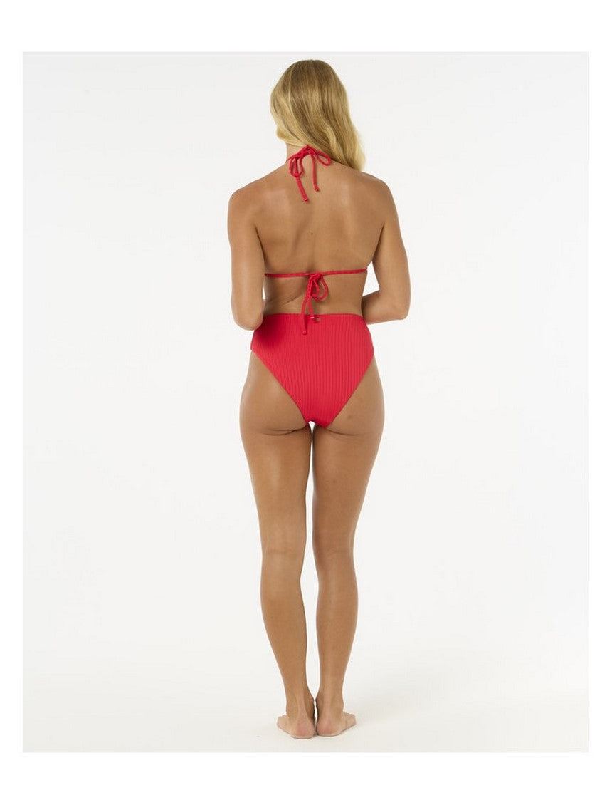 Stanik kąpielowy RIP CURL Premium Surf D-Dd Sliding Tri czerwony