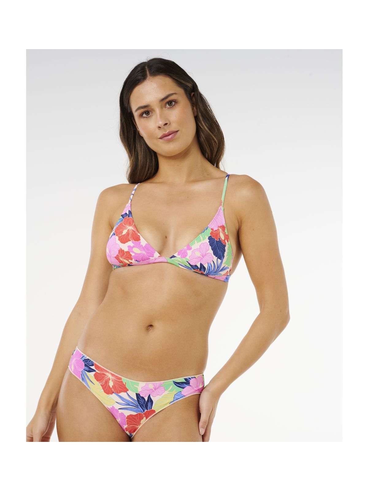 Dół od bikini damski RIP CURL Party Wave Cheeky Hipster Pant multikolor