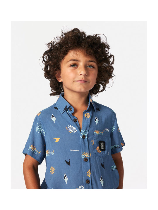 Koszula RIP CURL Grom Energy Shirt - Boy granatowy - Adventure Sports
