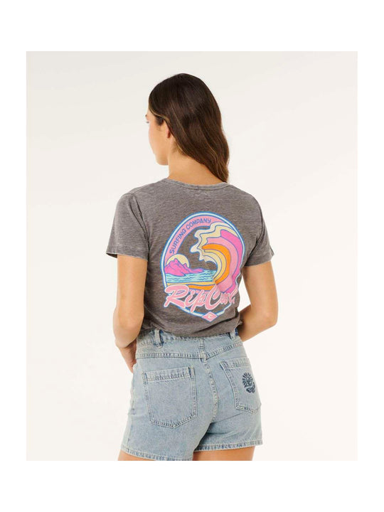 Koszulka damska RIP CURL Layday Standard Tee czarna
