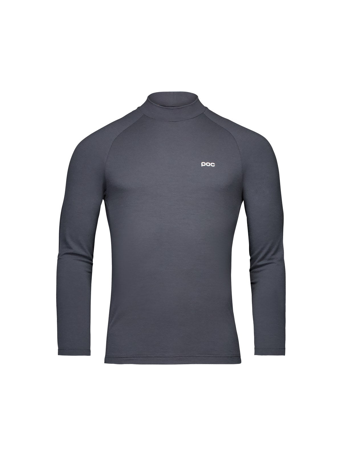 Koszulka narciarska POC M's Layer Merino Mock Neck Jersey szara