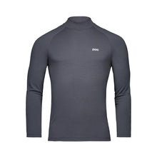 Koszulka narciarska POC M's Layer Merino Mock Neck Jersey szara
