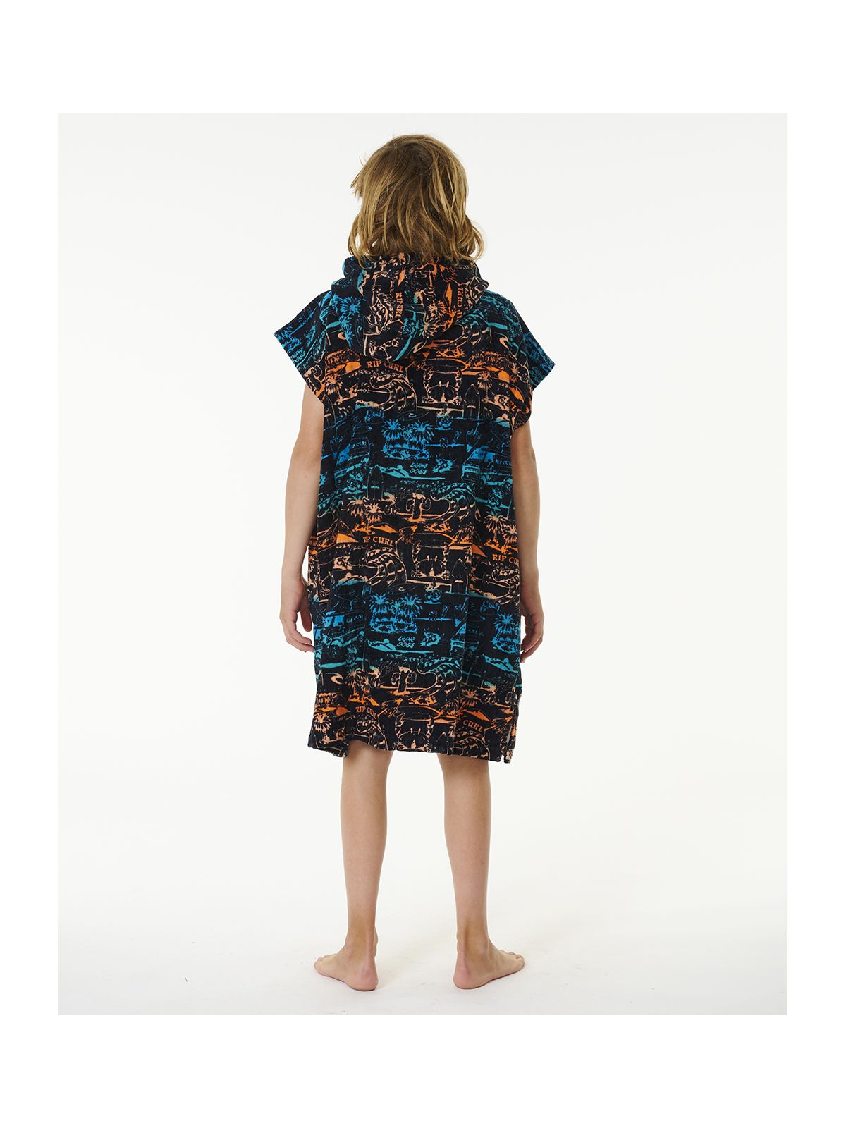 Ponczo RIP CURL Mixed Hooded Towel - Boy niebieski - S - Poncho - Adventure Sports