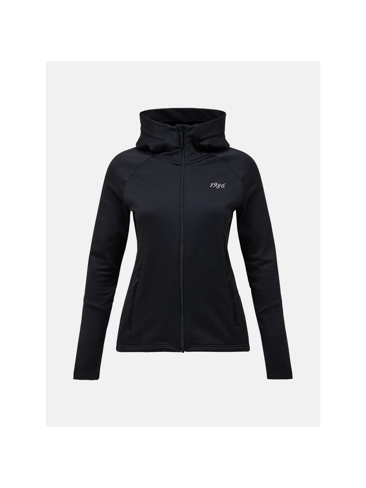 Bluza damska PEAK PERFORMANCE 40Y Rider Zip Hood czarna