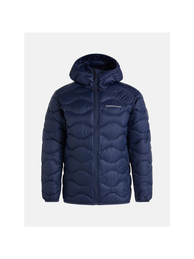 Kurtka puchowa Peak Performance M Helium Down Hood Jacket niebieski