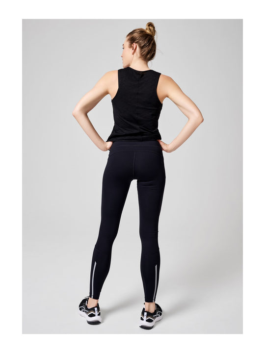 Legginsy treningowe damskie CASALL Windtherm Tights kolor czarny
