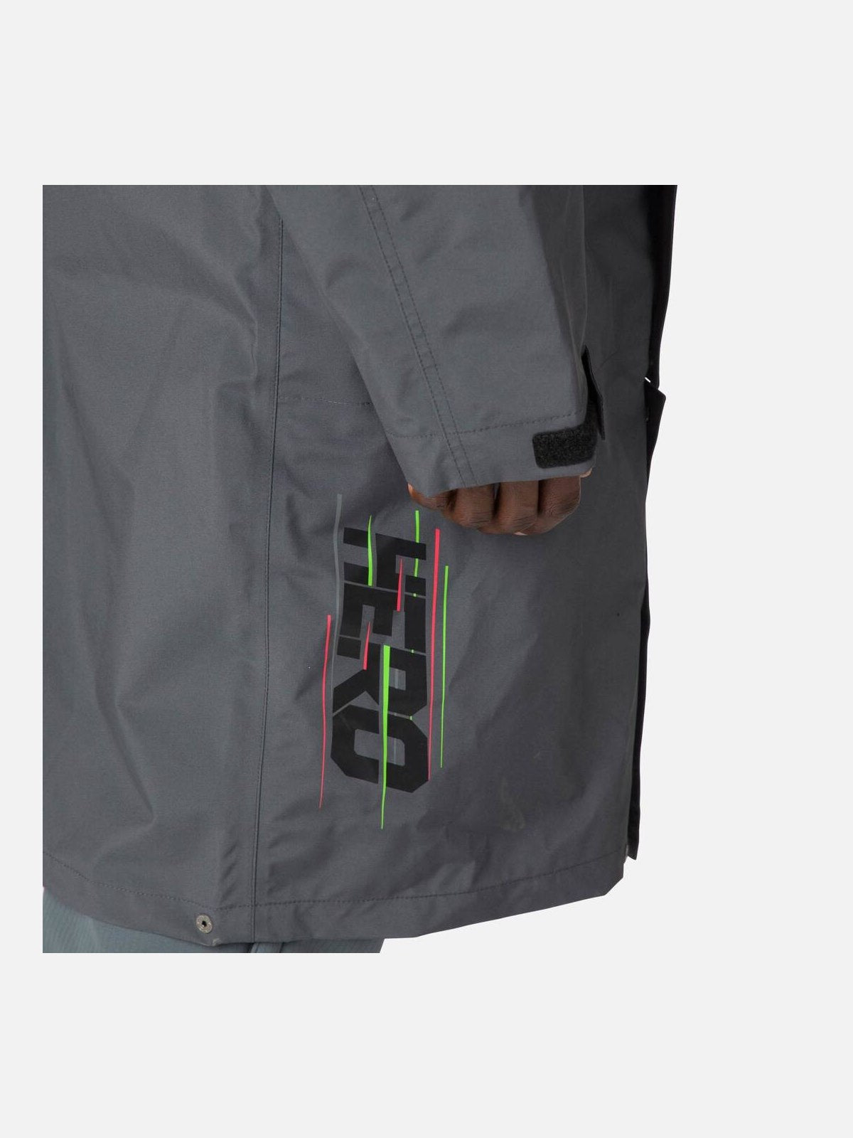 Płaszcz trenerski ROSSIGNOL Longshell Hero Adult - szary