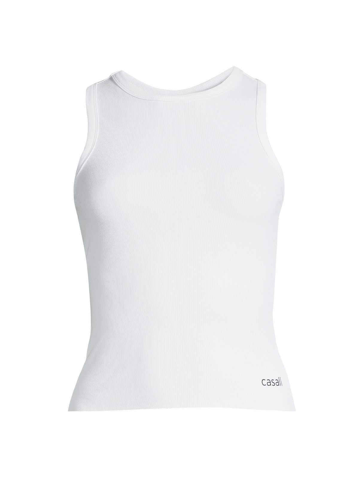 Koszulka sportowa CASALL Defined Rib Racerback biały