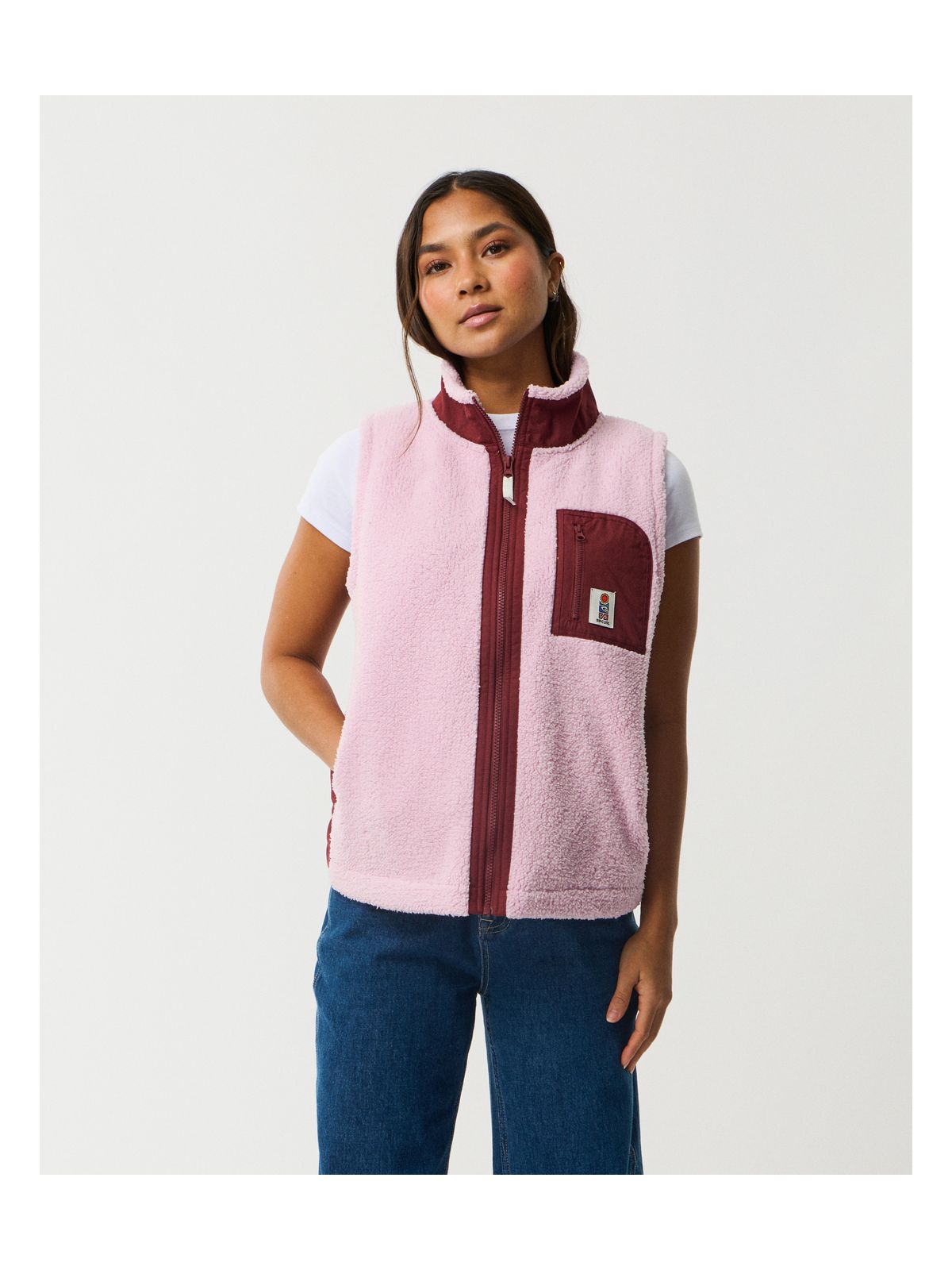 Kamizelka damska RIP CURL S-Series Bonded Vest różowa