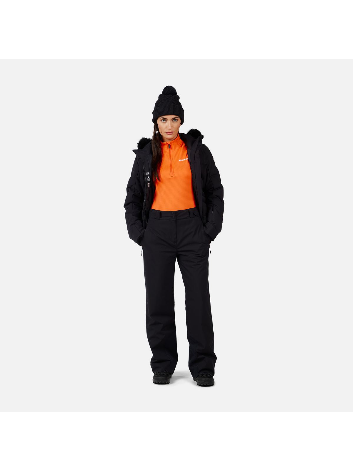 Spodnie narciarskie damskie ROSSIGNOL W Strawpile Insulated Pant czarne