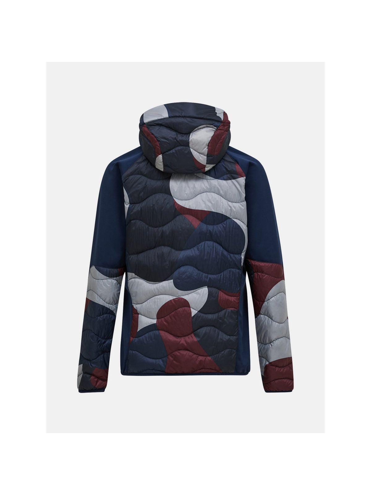 Kurtka męska PEAK PERFORMANCE Helium AOP Down Hybrid Hood Multicolor