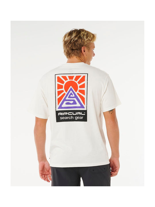 Koszulka męska RIP CURL Search Dawn Tee biała
