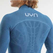 Koszulka UYN Man Elevatyon Biomorph Uw Shirt Long Sl. Turtle Neck niebieski
