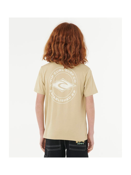 Koszulka RIP CURL STAPLER TEE - BOY zielona
