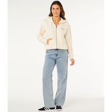 Bluza damska RIP CURL Poolside Zip Thru Relaxed Hood beżowa
