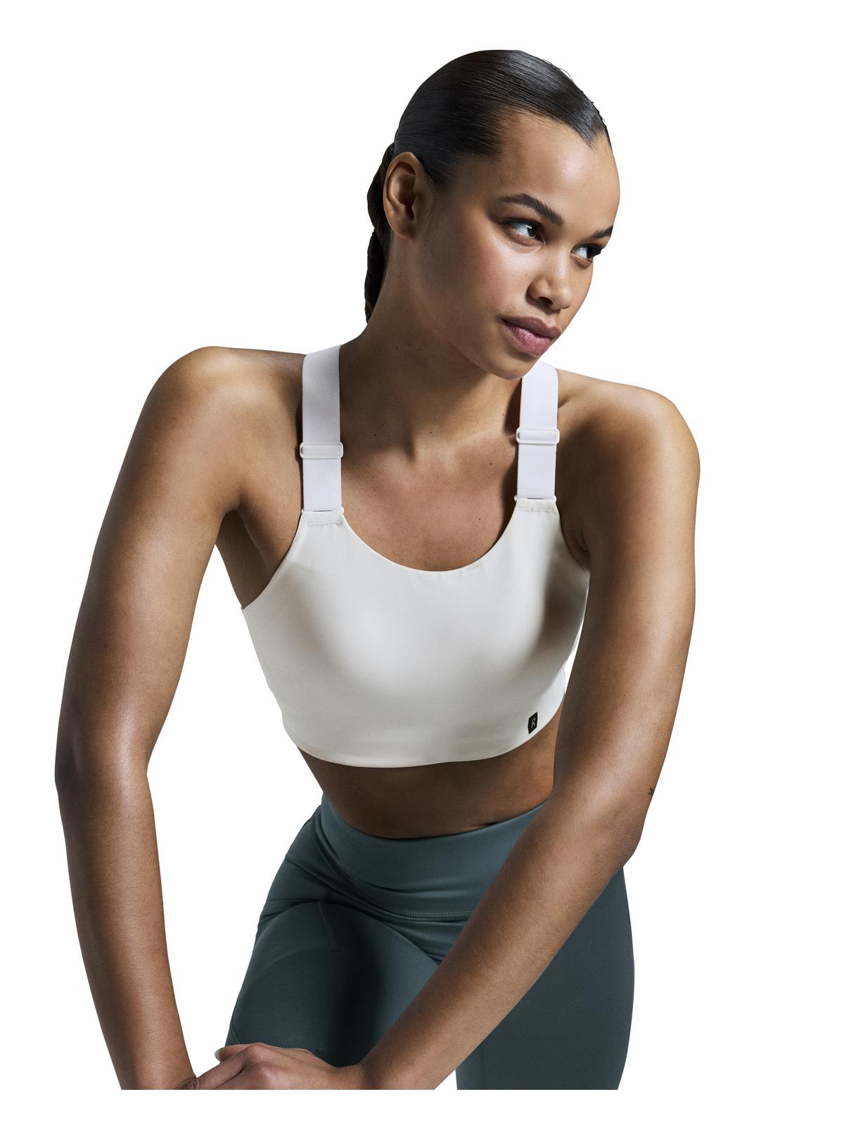 Stanik sportowy On Performance Flex Bra biały