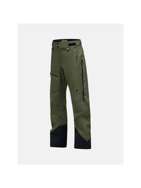 Spodnie narciarskie damskie PEAK PERFORMANCE Alpine GORE-TEX C-Knit 3L Shell Pants zielone

