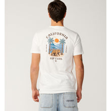 Koszulka męska RIP CURL Desti Animals biała
