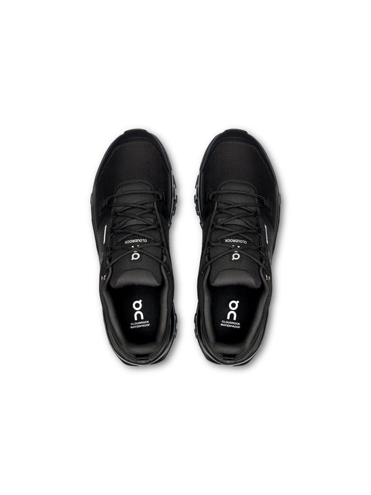 Buty trailowe męskie ON Cloudrock Low WaterProof czarny
