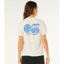 Koszulka damska RIP CURL Ocean Break Relaxed Tee beżowa
