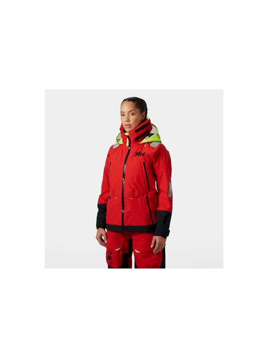 Kurtka damska HELLY HANSEN W Ægir Race Jacket 2 Kolor czerwona
