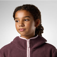 Bluza juniorska ROSSIGNOL Jr Alltrack Anorak Fleece bordowa
