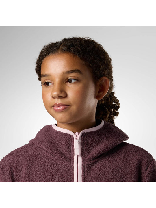 Bluza juniorska ROSSIGNOL Jr Alltrack Anorak Fleece bordowa

