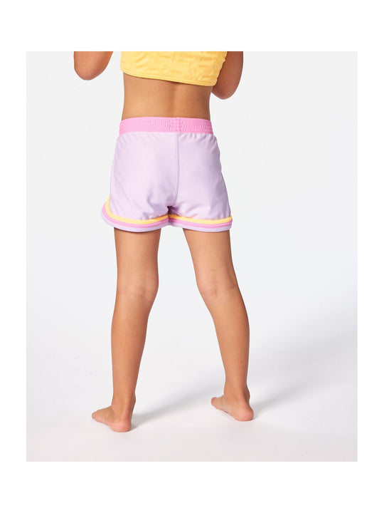 Szorty kąpielowe dziewczęce RIP CURL Rainbow Tide Boardshort - Girl fioletowe
