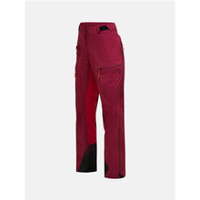 Spodnie PEAK PERFORMANCE W Vislight Gore-Tex C-Knit Pants bordowy
