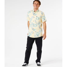 Koszula męska RIP CURL Sessions S/S Shirt żółta
