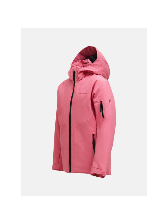 Kurtka narciarska juniorska PEAK PERFORMANCE Maroon HIPE 2L Insulated Shell Jacket różowa
