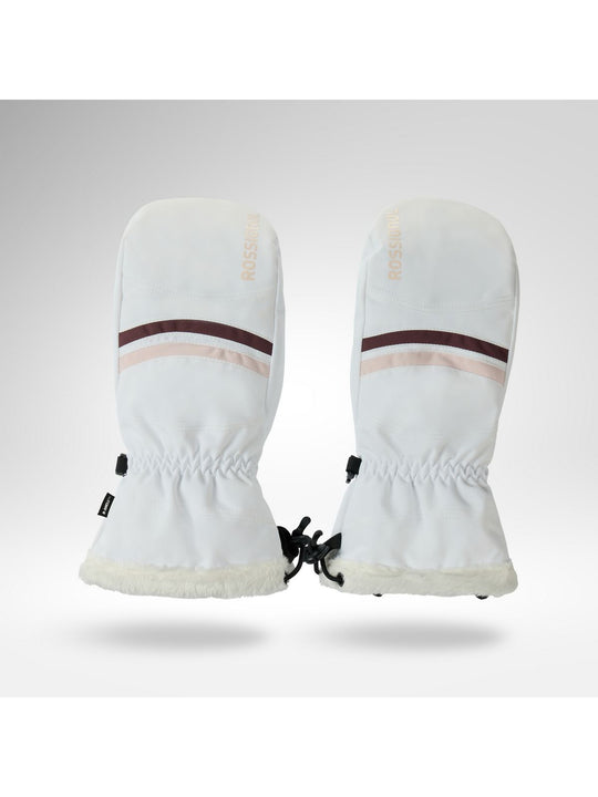 Rękawice narciarskie damskie ROSSIGNOL W Piste Mittens R-Shell Dry białe

