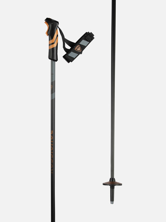 Kije narciarskie Rossignol TACTIC CARBON CLIP COPPER brązowy
