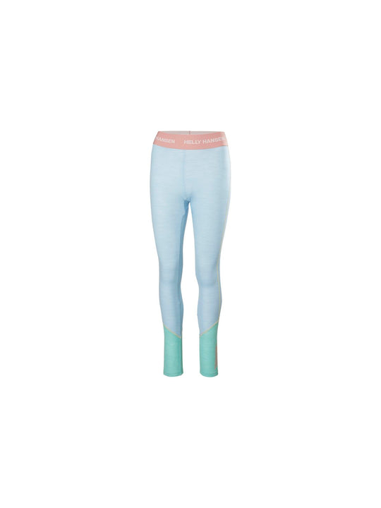 Legginsy damskie HELLY HANSEN W Lifa Merino Midweight Pant kolor niebieski
