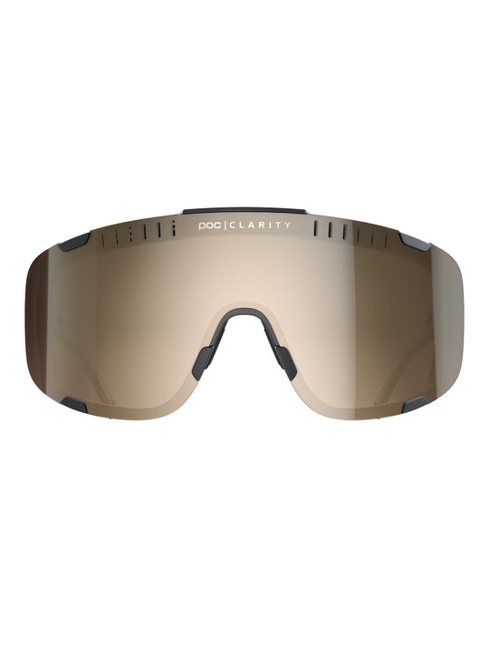 Okulary rowerowe POC Devour Wide Fit czarny | Clarity Trail/Partly Sunny Silver cat 2
