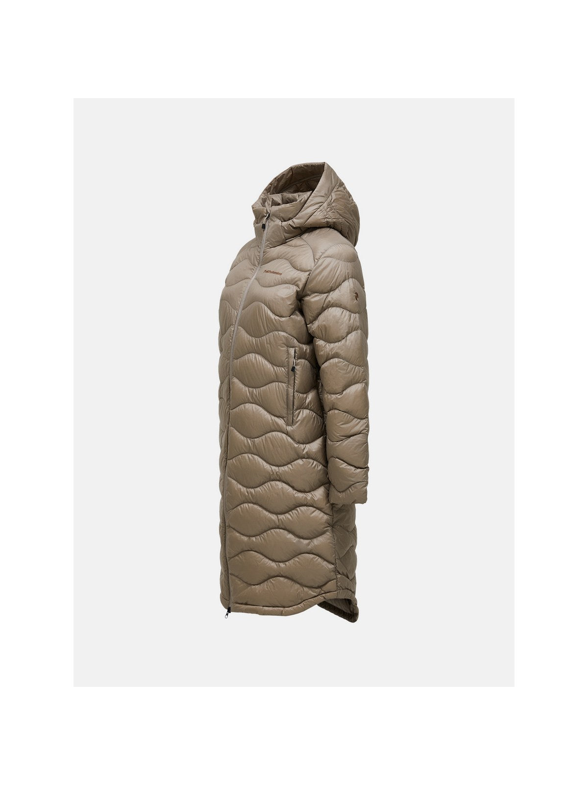 Płaszcz damski PEAK PERFORMANCE Helium Down Coat beżowy