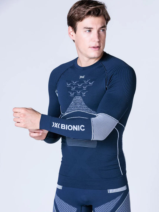 Koszulka termoaktywna X-Bionic Energy Accumulator 4.0 Shirt Lg Sl Men niebieski
