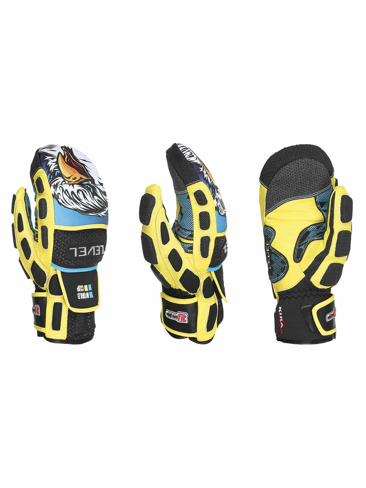 Rękawice narciarskie LEVEL Worldcup CF Mitt Goldeneagle