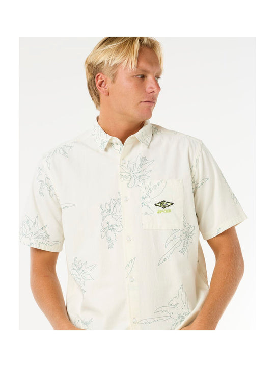 Koszula RIP CURL Raw Energy S/S Shirt turkusowy
