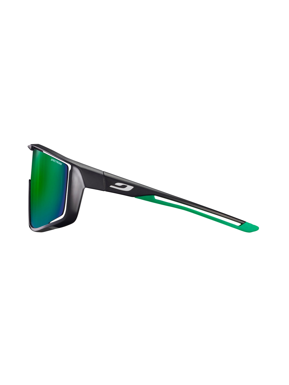 Okulary rowerowe JULBO FURY - czarny/zielony | Spectron Cat 3