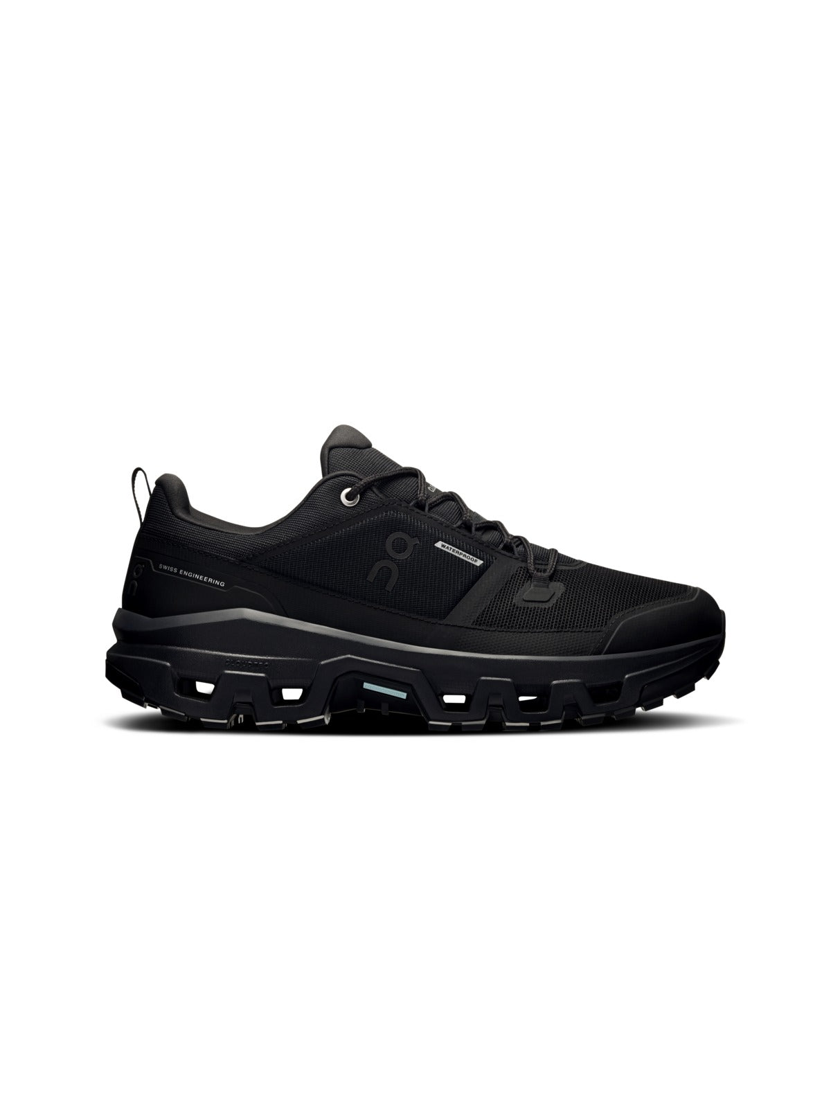 Buty trailowe męskie ON Cloudrock Low WaterProof czarny
