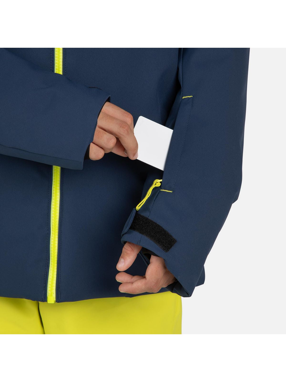 Kurtka narciarska dziecięca ROSSIGNOL Jr Strawpile Jkt granatowy